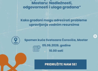 AQUATIK-EU okrugli sto: "Upravljanje vodama u Mostaru: Nadležnosti, odgovornosti i uloga građana"