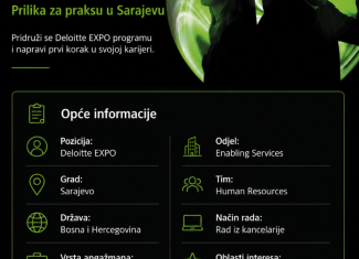 Deloitte EXPO: Prilika za praksu u Sarajevu