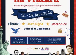 Vikend Amerike na Vračaru – tri dana filma, muzike i radionica