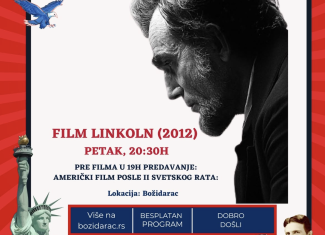 Projekcija filma „Linkoln“ i predavanje o američkom filmu u Božidarcu