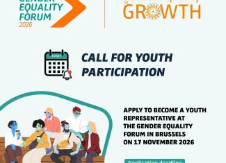 European Institute for Gender Equality (EIGE) CALL FOR YOUTH PARTICIPANTS