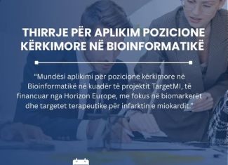 Pozicione kerkimore ne Bioinformatike - Universiteti i Mjekesise