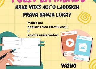 Otvoren konkurs za mlade za najbolje kreativne radove i video snimke