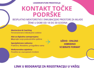 Leaders4future predstavlja kontakt točke podrške!