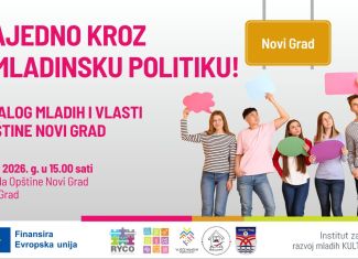 Dijalog mladih i vlasti Opštine Novi Grad: Zajedno kroz Omladinsku politiku!