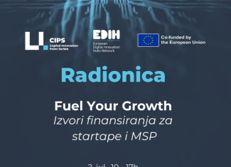 Radionica „Fuel Your Growth“: Izvori finansiranja za startape i MSP