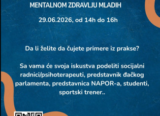 Online tribina o značaju međusektorske saradnje za mentalno zdravlje mladih