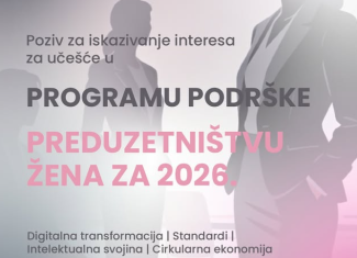 PROGRAM PODRŠKE PREDUZETNIŠTVU ŽENA ZA 2026.