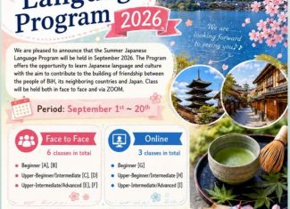 Ljetna škola japanskog jezika 2026.