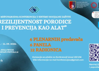 MEĐUNARODNA KONFERENCIJA U SISTEMU SOCIJALNE ZAŠTITE “Rezilijentnost porodice i prevencija kao alat”