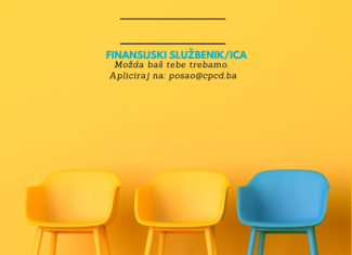 CPCD ZAPOŠLJAVA – SLUŽBENIKA/CU ZA FINANSIJE