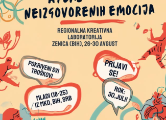 Javni poziv za regionalnu kreativnu laboratoriju: Atlas neizgovorenih emocija