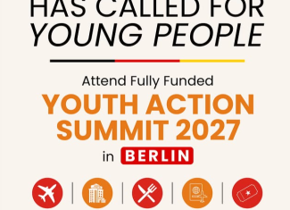 GERMANY IS CALLING YOUNG LEADERS! Fully Funded Youth Action Summit 2027 in Berlin ✈️