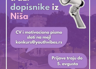 YouthVibes traži dopisnike iz Niša