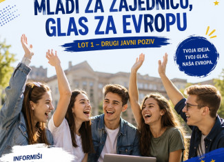 Otvoren drugi javni poziv „Iz tvog EUgla: Mladi za zajednicu, glas za Evropu“
