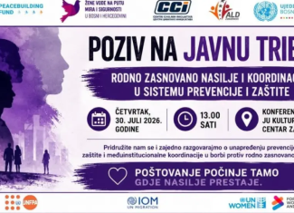 Poziv na javnu tribinu: Rodno zasnovano nasilje i koordinacija u sistemu prevencije i zaštite