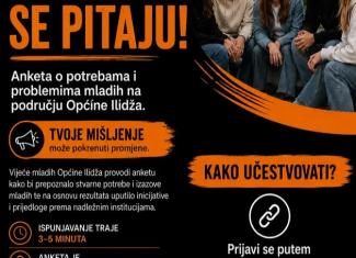 📢 Anketa o potrebama i problemima mladih na području Općine Ilidža