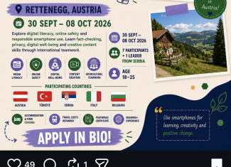 Erasmus+ omladinska razmena u Austriji: „Smartphones for Change“