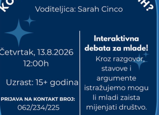 Interaktivna debata za mlade: koliko vrijedi glas mladih?
