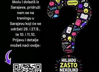 Poziv za volontiranje u projektu Hiljadu zašto, nekoliko zato