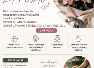 Radnik u cvjećari - Trgovac (m/ž)