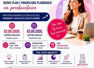 Od ideje do biznisa - biznis plan i finansijsko planiranje za preduzetnice