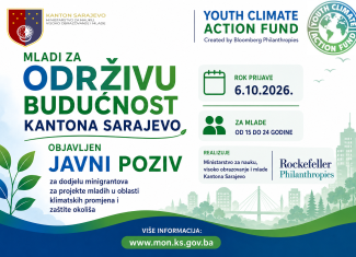 Javni poziv za dodjelu minigrantova za aktivizam iz oblasti klimatskih promjena i zaštite okoliša