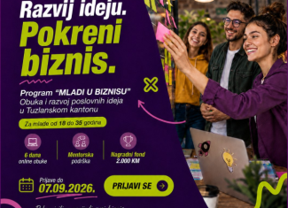 Program "Mladi u biznisu": Obuka i razvoj poslovnih ideja u Tuzlanskom kantonu