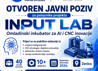 POZIV ZA PRIJAVU POLAZNIKA - INPUT LAB