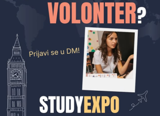Volontiraj na Study Expo 2026 🌍✨