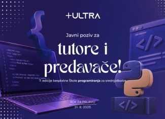 Plus Ultra – Škola programiranja: Javni poziv za predavače i tutore