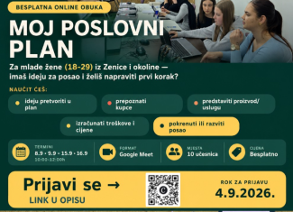 BESPLATNA ONLINE OBUKA „MOJ POSLOVNI PLAN“