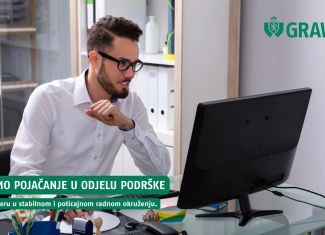 GRAWE: Saradnik u odjelu podrške (m/ž)