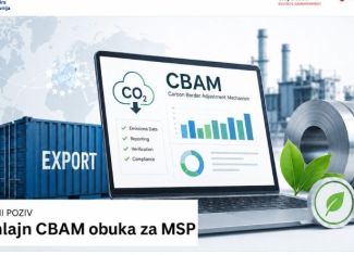 Javni poziv za MSP: prijavite se za onlajn CBAM obuku