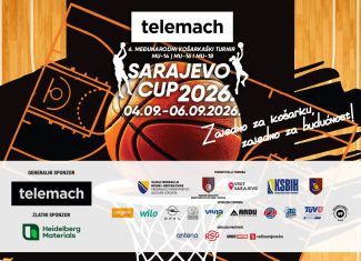 Telemach Sarajevo Cup okuplja 24 ekipe mladih košarkaša iz pet zemalja