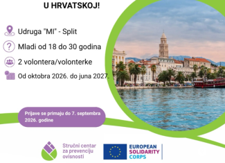 Prilika za dugoročno volontiranje u Splitu!