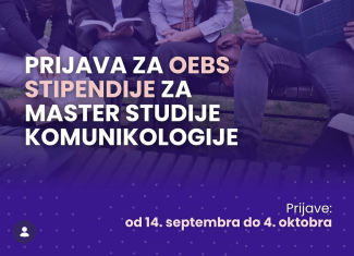 OEBS stipendije za master studije komunikologije na FPN-u