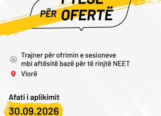 Trajnere per ofrimin e trajnimit mbi aftesite baze per te rinjte NEET