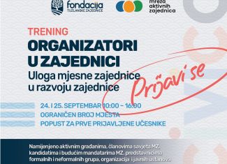 Postani organizator/ica u svojoj zajednici!
