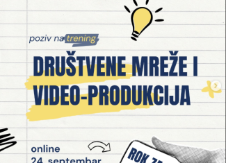 Poziv na trening: Društvene mreže i video produkcija