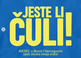 AIESEC u Bosni i Hercegovini opet otvara svoja vrata!