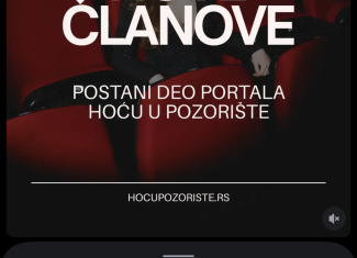 Portal „Hoću u pozorište“ traži nove članove tima