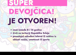Otvoren konkurs za stipendije „Super devojčice 2026“
