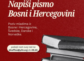 Poziv mladima: Napiši pismo Bosni i Hercegovini