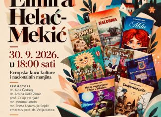 EVROPSKA KUĆA KULTURE I NACIONALNIH MANJINA: U srijedu književna noć sa Elmirom Helać-Mekić