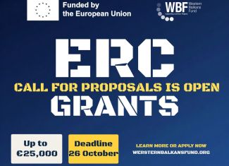 Javni poziv za info sesiju u okviru ERC grant program za regionalnu saradnju na Zapadnom Balkanu