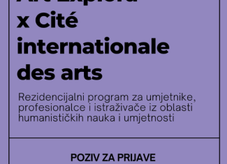 📢 Poziv za prijave: Art Explora × Cité internationale des arts