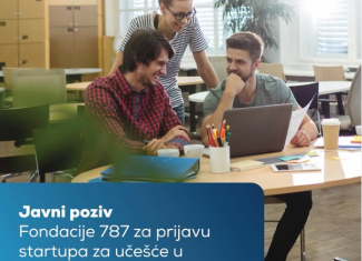 Javni poziv Fondacije 787 za prijavu startupa za učešće u programu studijske posjete u BiH