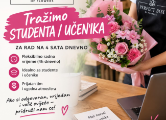 Perfect Box of Flowers: Tražimo studenta/učenika