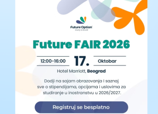 Future FAIR 2026 — Sajam studija i stipendija u inostranstvu, Beograd